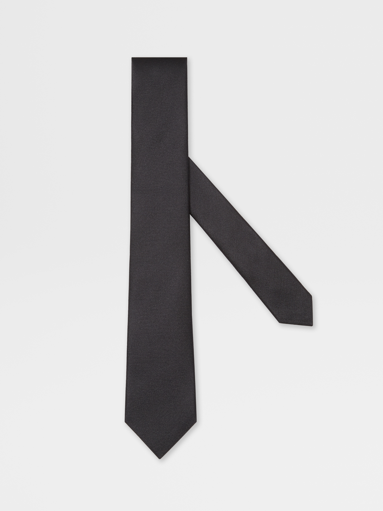 Dark Grey Silk Tie